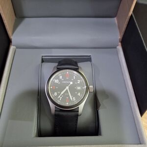 Hamilton Black and Silver Men's Watch